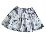 L'Agence  Tie Dye Pleated Mini Gray Skirt XS Photo 1