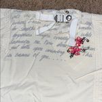 DA NANG Y2K VTG Vintage Silk Cargo Embroidered Low Rise Bermuda Shorts Cream M Size M Photo 2