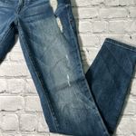 frame denim Jeans Women 25 Le Skinny de Jeanne Mid Rise distressed Blue Med Wash Photo 13