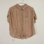 American Eagle Striped Button Down Shirt Photo 6