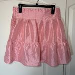 Topshop NEW Taffeta Lantern Mini Skirt Light Pink Size: 8 Photo 2