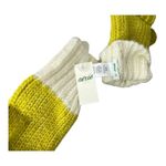 Aerie  Gloves Mittens Convertible Flip Top Fingerless Green Cream Knit One Size Photo 4