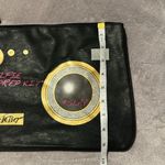 Betsey Johnson Luv Black Faux Leather Camera Selfie Kit Bow Clutch Pouch Purse Photo 6