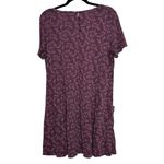 Fat Face UK Purple Floral Short Sleeve Shift Dress Size 12 Boho Pockets Photo 4