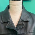 Clio Petites brand leather Moto style jacket Black Size undefined Photo 1