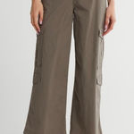 Democracy  ab technology skyrise poplin green cargo pants size 16 Photo 0