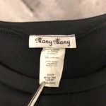 Many Many GOOD ViBE lightweight short sleeve juniors sweatshirt size M w/‎ pearl Black Photo 4