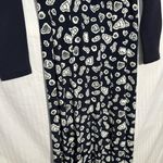 Impressions Vintage Maxi Dress Women Size Medium Attached Cardigan Beauty Print Photo 2