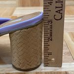 DV Dolce Vita “Milna” Light Purple Knot Slide Woven Heels Sandals Size 7 Photo 6