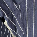 Ralph Lauren Lauren XL Blue White Striped Drawstring Viscose Wide Leg Pants Photo 2