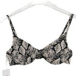 ANDIE NWT  Swim The Sicily Top Bikini Top Snakeskin Print Size Small S NEW Photo 0