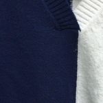 Sweet Romeo Stripe Colorblock V-Neck Sweater M Photo 4