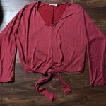 Lush Clothing Maroon Lush Long Sleeve Photo 0