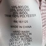 Vila Milano  Wool Blend Sweater Size XL‎ Lavender Pleated Ruffle Collar Cuffs Photo 3