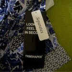 Blue Patterned Tunic Swim Top Size 20W Photo 3