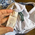 Ralph Lauren Lauren  Agean Blue Tile Cutout Swimsuit Ruching Flattering Tummy 10 Photo 8