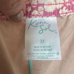 Kona Sol Women's 3X Pink Floral High-Rise Board Shorts Summer Swimwear Photo 6