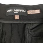 Karl Lagerfeld  Mid Rise Dress Pant Trousers Sz 2 Black Classic Business Timeless Photo 5