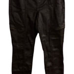 White House | Black Market  High Rise Skinny Faux Leather Pants Size 6S Black Photo 0