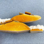 Birdies  Phoebe Saffron Gold Bow Mule Size 9 Photo 4