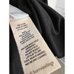 Soft Surroundings Tunic Long Sleeve Shirt Medium Black Sexy Sheer Layered womens Photo 4