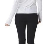 Lululemon Gather & Crow Crop II Shine Dot Black Lace Play Dark Slate Size 4 Photo 1