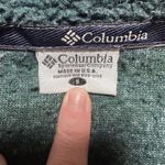 Columbia Dark Green Sherpa 1/4 Zipper Zip Pullover Popover Sweater Large Photo 2