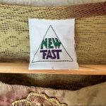 Vintage Boho Tiered Patchwork Festival Skirt Set Brown Photo 4