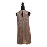 GB #700  GIANNI BINI Sequined Rose Gold Cocktail Dress NWT Photo 4