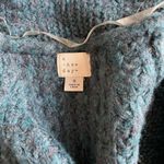 Universal Threads Universal Thread Heather Teal Blue Blouson Sleeve Long Duster Cardigan Sz Small Photo 3