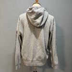 American Eagle Y2K  retro 90s gray pipecrew hoodie, men’s size xs Photo 3
