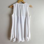 Anthropologie One September Pasto Swiss Dot Embroidered Beaded Cream Blouse, S Photo 9