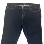 Ariya Jeans  Blue Denim White Stitching Women's Size 24 Plus Photo 1