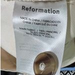 Reformation  Tencel Lyocell Pleated Wide Leg Pants Beige Size 10P Career Casual Photo 4