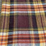 infinity Look Brown, Yellow and Orange Plaid  Scarf Photo 4