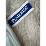 Pendleton  Classic Women's Pleated Trousers Size 10 White High Waist Rayon Blend Photo 3