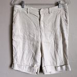 NYDJ Lift Tuck Technology Linen Blend Bermuda Shorts Photo 2