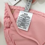 J.Crew Bikini Swimsuit Two Piece Sunny Crochet Pink High Waist XXS/XS NWT Photo 7