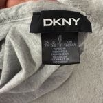 DKNY Gray Logo T-Shirt Dress Size XS– Casual Short Sleeve Cotton Blend Photo 3