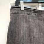 Vintage Y2K Avenue Montaigne Denim Gray Distressed Stretchy Skirt Size 12 Photo 1