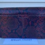 Michael Kors Merlot Sonia Medium Snake Print Shoulder Bag Photo 3