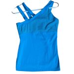 Lija Strappy Tennis Golf Athletic Tank Top‎ Bright Blue Size Small Photo 0