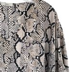 JODIFL  Snakeskin Print Oversized Flowy Top Photo 5