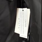 Eloquii Blouse Size 22 NWT Satin Drape Neck Black Plus Curvy Cocktail Office Top Photo 4