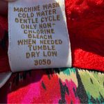 Victoria's Secret Vintage 80s 90s Gold Label Red Floral Full Length Robe Size L Photo 11