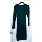 Pink queen green knit cut out bodycon dress Size M Photo 5