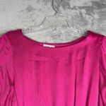 Mary Jo Bruno Dress Womens Medium Barbie Pink 100% Silk Mini Classic Feminine Photo 3