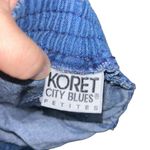 Vintage 1980s Koret City Blue Petites 8 denim button skirt Photo 7