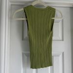 ZARA  Green Ribbed Sleeveless Top Photo 3