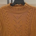 💕WIT & WISDOM💕 Cable Stitch Mock Neck Sweater Vest ~ Nutmeg Brown XL NWT Photo 8